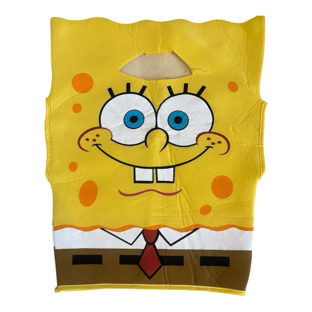 Rubies Nickelodeon SpongeBob SquarePants Costume Tunic Kids Small 4-6 Years 2010
